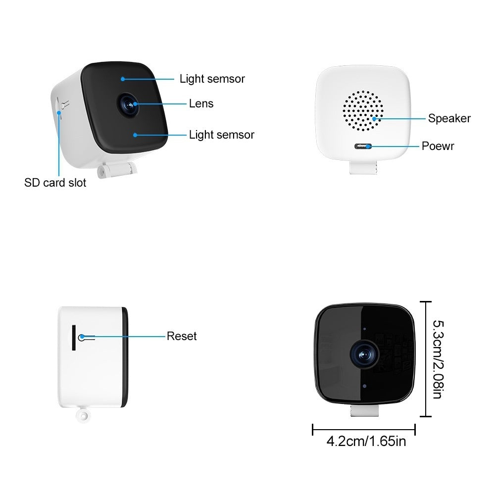 Remote Two-way Intercom Wireless Network HD Camera