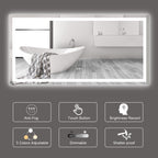(Same as W134070942/L4004) 72'×36' LED Mirror Light Bathroom,anti-Fog & Dimming Led Bathroom Vanity Mirror