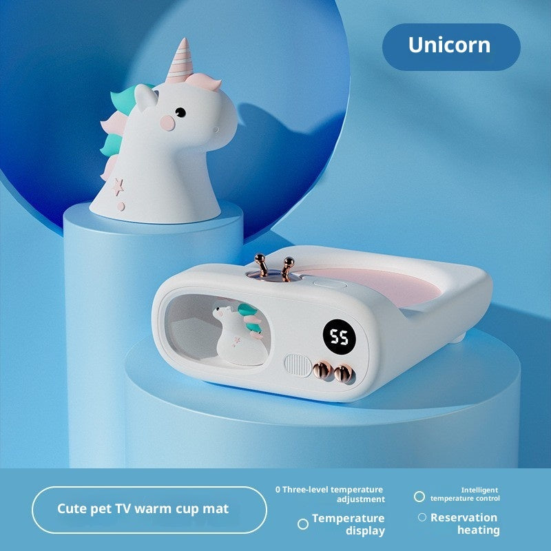 Heating Coaster Adjustable Temperature Heater Unicorn USB