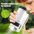 Bio Educational Science Experiment Toy Gift, Microscope For Kids - 5804A Black Black