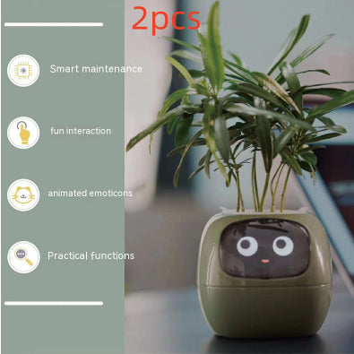 Smart Planter Endless Fun Over 49 Rich Expressions 7 Smart Sensors And AI Chips Make Raising Plants Easy And Fun Set1 Small