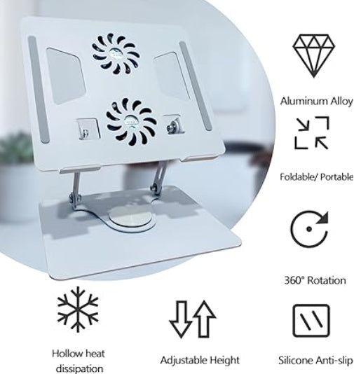 Laptop Stand With Dual Fan
