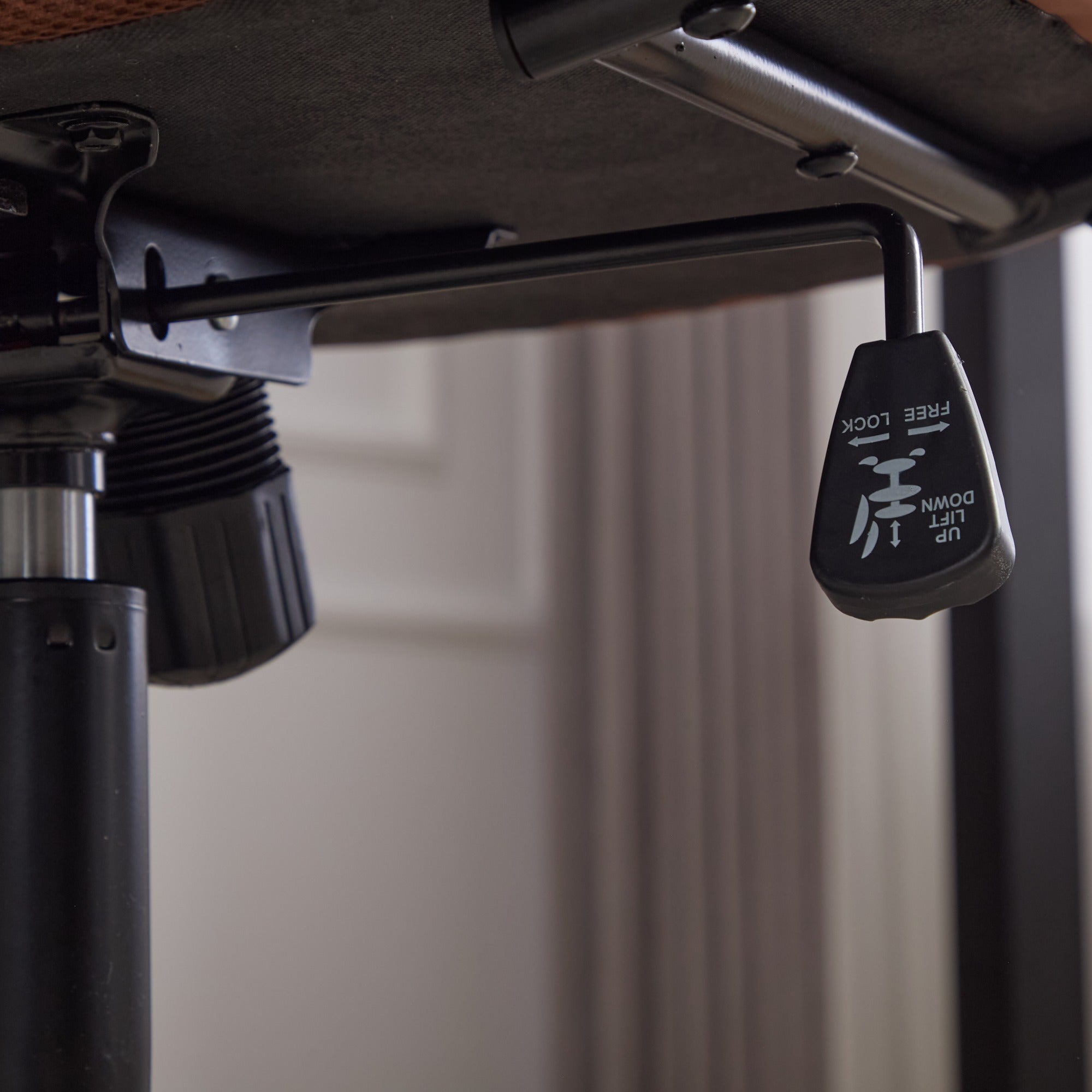 Office Chair,Mid Back Home Office Desk Task Chair with Wheels and Arms Ergonomic PU Leather Computer Rolling Swivel Chair with Padded Armrest,The back of the chair can recline 40° (Brown),SW1741BR