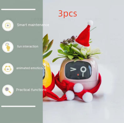 Smart Planter Endless Fun Over 49 Rich Expressions 7 Smart Sensors And AI Chips Make Raising Plants Easy And Fun Set4 Small