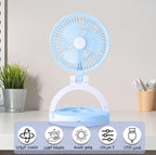 Jiake - Folding Storage Lamp Fan With USB