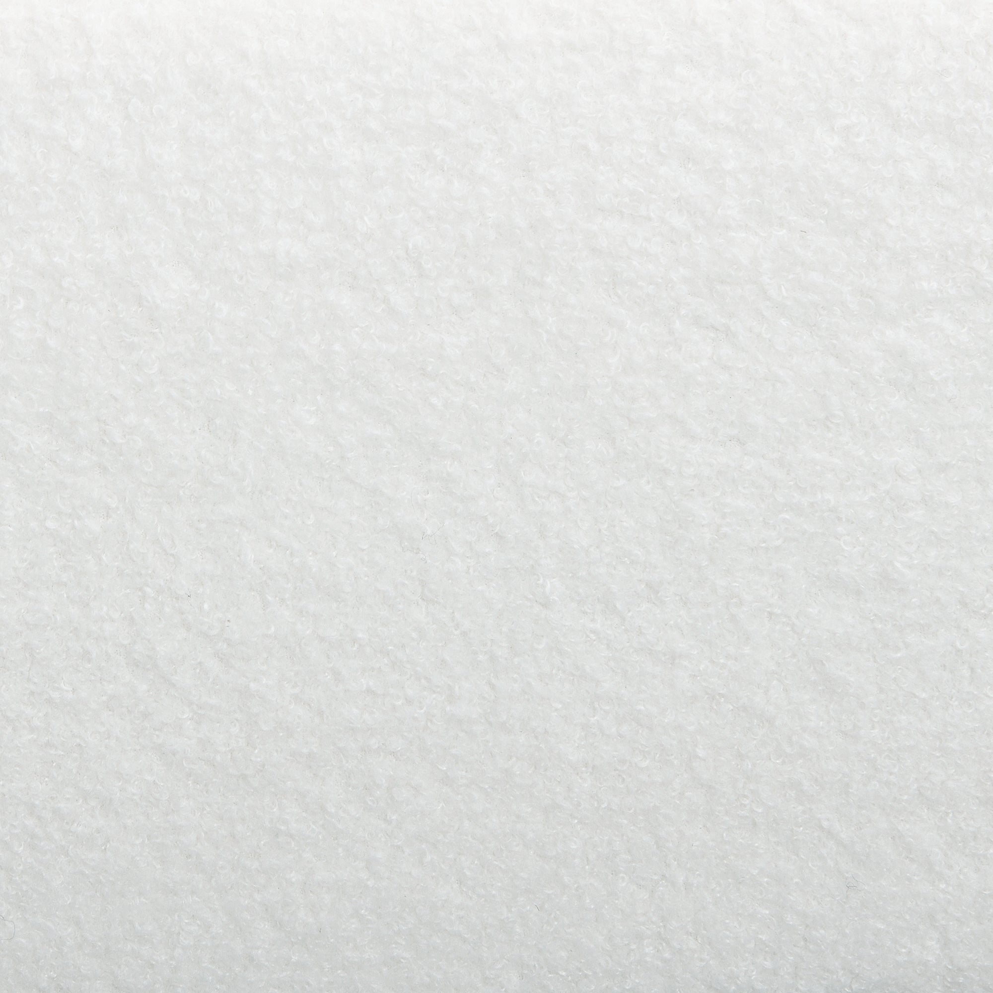 Elegant White Boucle Upholstered King Bed with Dark Brown Solid Wood Legs, Luxurious Bedroom Centerpiece