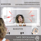 (Same as W134070942/L4004) 72'×36' LED Mirror Light Bathroom,anti-Fog & Dimming Led Bathroom Vanity Mirror