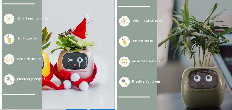 Smart Planter Endless Fun Over 49 Rich Expressions 7 Smart Sensors And AI Chips Make Raising Plants Easy And Fun Set45 Small