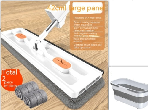 New Style Large Flat Mop 360 Rotating Mop Suitable Various Types Flooring Strong Water Absorption For Home Cleaning Floors Suit