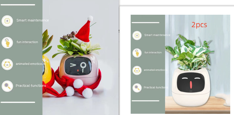 Smart Planter Endless Fun Over 49 Rich Expressions 7 Smart Sensors And AI Chips Make Raising Plants Easy And Fun Set24 Small