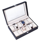 12 Seat High-end Watch Storage Box Black
