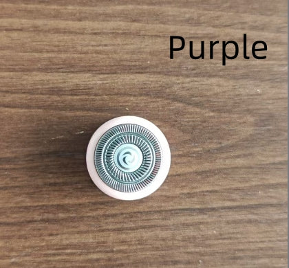 2 In 1 Hair Remover Women's Double Head Shaver Private Pubic Hair Trimmer Electric Razor Wet Dry Electric Body Hair Purple Shaver Head 2 No plug