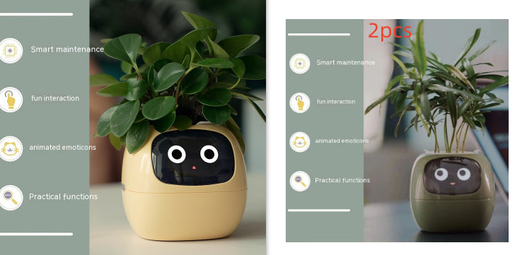 Smart Planter Endless Fun Over 49 Rich Expressions 7 Smart Sensors And AI Chips Make Raising Plants Easy And Fun Set14 Small