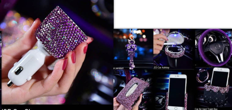 Car Accessories For Women's Aromatherapy Car Interior Accessories Set