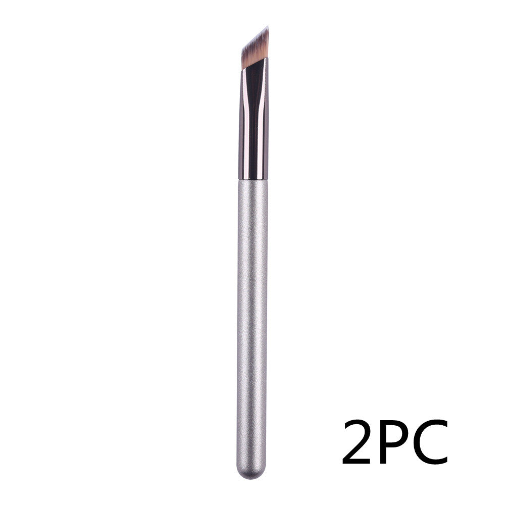 Wild Eyebrow Brush 3d Stereoscopic Painting Hairline Eyebrow Paste Artifact Eyebrow Brush Brow Makeup Brushes Concealer Brush Champagne 2PCS