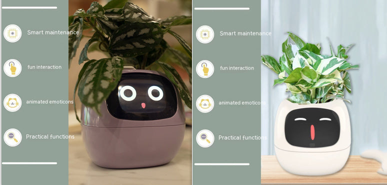Smart Planter Endless Fun Over 49 Rich Expressions 7 Smart Sensors And AI Chips Make Raising Plants Easy And Fun Set51 Small