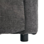 Cozy Upholstered Sofa Set Oversized Comfy Cloud Sofa Double Cushion Sofa Group Plush Cushion Sofa Couch for Living Room, Grey