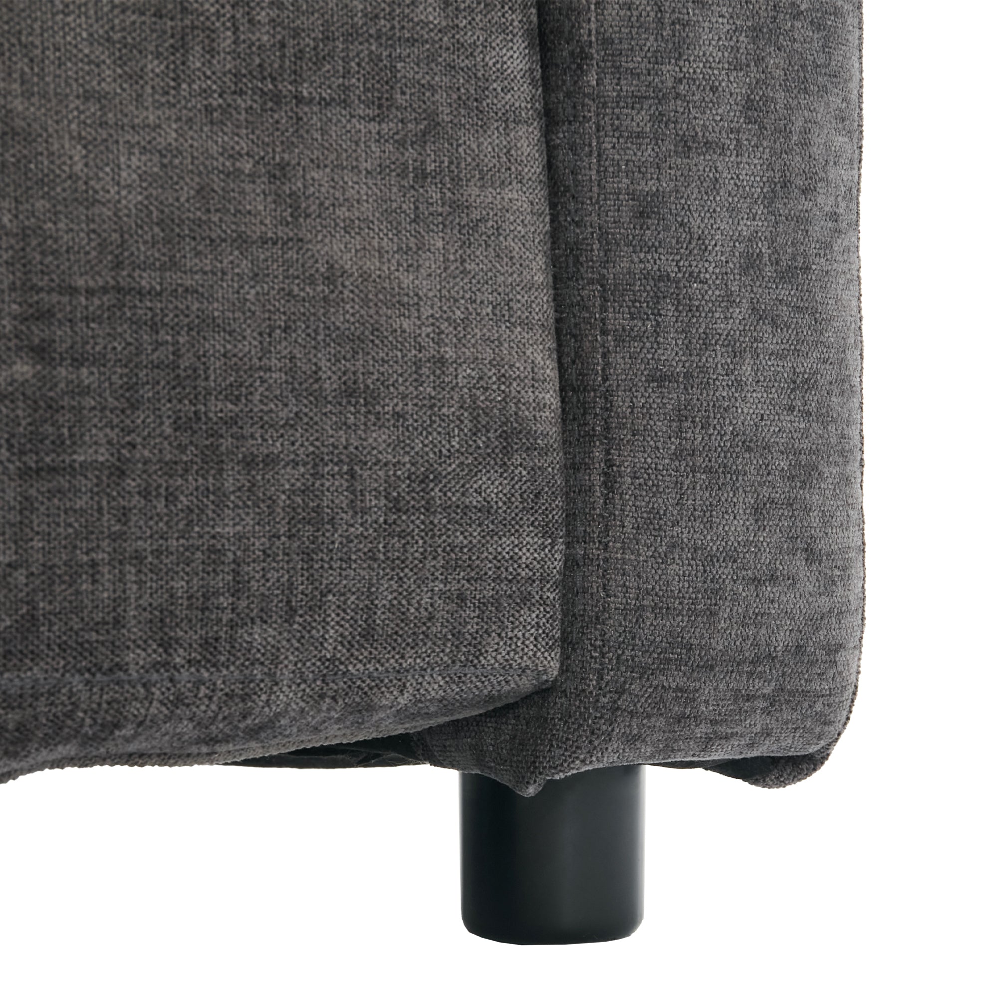 Cozy Upholstered Sofa Set Oversized Comfy Cloud Sofa Double Cushion Sofa Group Plush Cushion Sofa Couch for Living Room, Grey