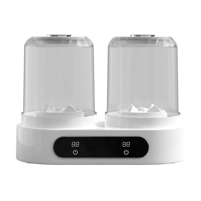 Double Bucket Laundry Cup Mini Underwear Washing Machine White