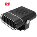 3 In 1 Car Heater Defogger Plug In Cigarette Lighter Mini Car Heater Defroster ABS Car Heaters Fan Defogger Anti-Fog Black 12V