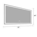(Same as W134070942/L4004) 72'×36' LED Mirror Light Bathroom,anti-Fog & Dimming Led Bathroom Vanity Mirror