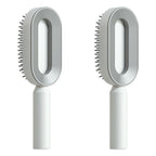 Self Cleaning Hair Brush For Women One-key Cleaning Hair Loss Airbag Massage Scalp Comb Anti-Static Hairbrush Set L