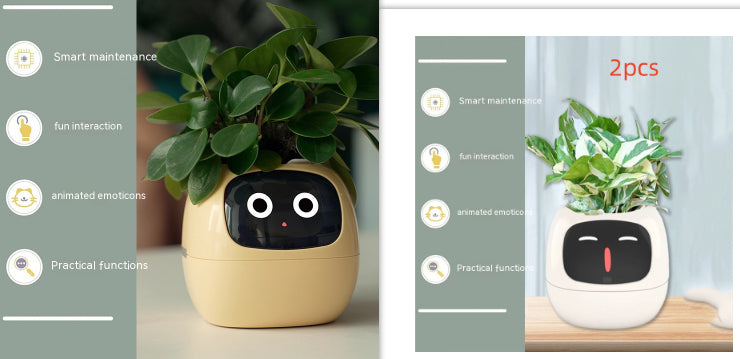 Smart Planter Endless Fun Over 49 Rich Expressions 7 Smart Sensors And AI Chips Make Raising Plants Easy And Fun Set26 Small