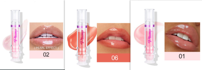 New Tube Lip Rich Lip Color Slightly Spicy Lip Honey Lip Glass Mirror Face Lip Mirror Liquid Lipstick Set6
