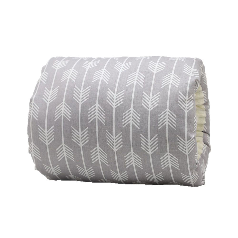 Adjustable Baby Cotton Nursing Arm Pillow Breastfeeding Washable Baby Infant Nursing Breastfeeding Pillow Cushion Arm Pad Grey Arrow 25X23CM