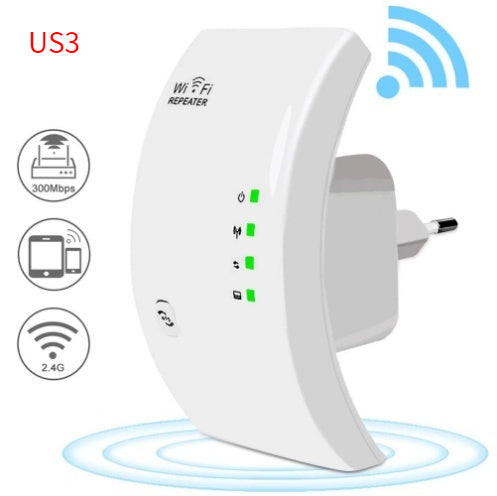 Wifi Repeater White US Plug 3PC