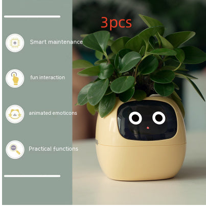 Smart Planter Endless Fun Over 49 Rich Expressions 7 Smart Sensors And AI Chips Make Raising Plants Easy And Fun Set10 Small