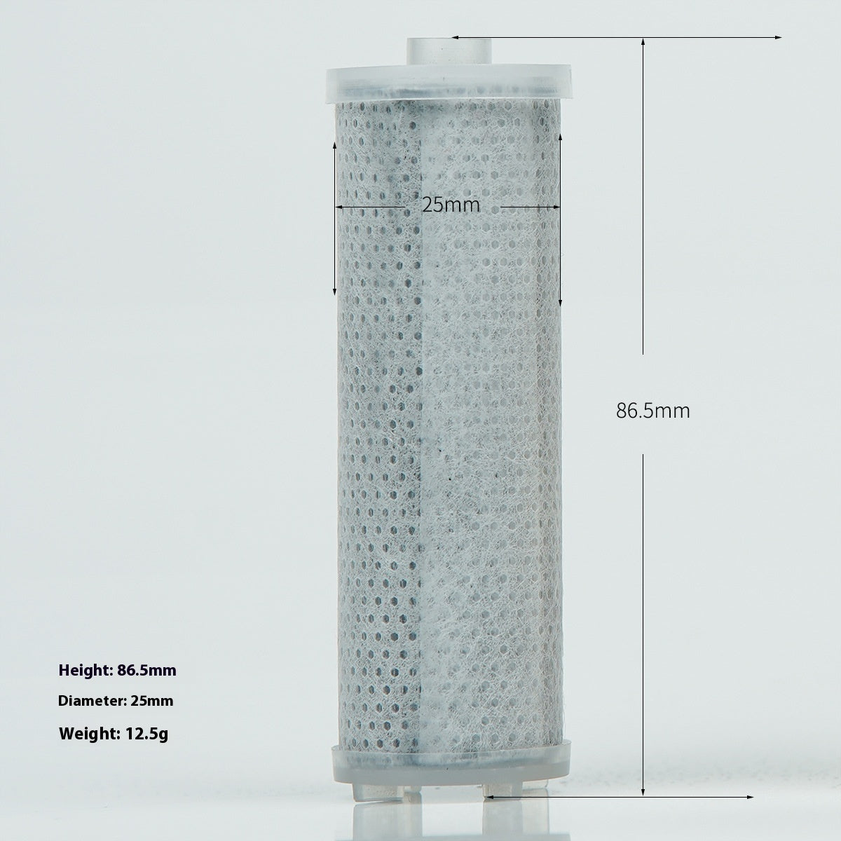 Aromatherapy Shower Head Girls Gift Box Carbon Fiber Short