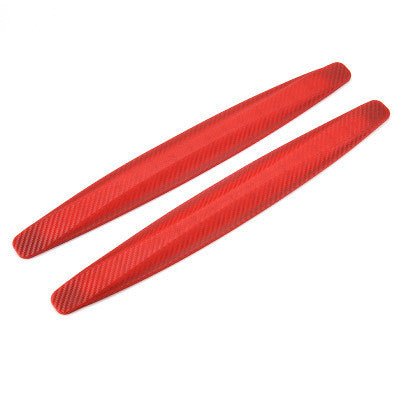 Car Bumper Protector Strip Guard Corner Protection Strips Scratch Protector Crash Blade Anti-collision Auto Accessories Red A pair