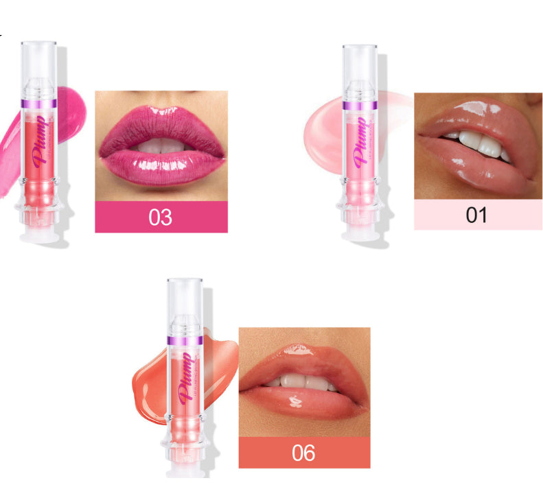 New Tube Lip Rich Lip Color Slightly Spicy Lip Honey Lip Glass Mirror Face Lip Mirror Liquid Lipstick 1 3 6color