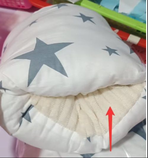 Adjustable Baby Cotton Nursing Arm Pillow Breastfeeding Washable Baby Infant Nursing Breastfeeding Pillow Cushion Arm Pad Grey star 25X23CM