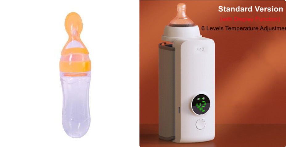 Portable Wireless Rechargeable Baby Bottle Warmer USB Charging And Heating Bag Portable Constant Temperature Milk Warmer Universal Bottle Insulation Sleeve Set