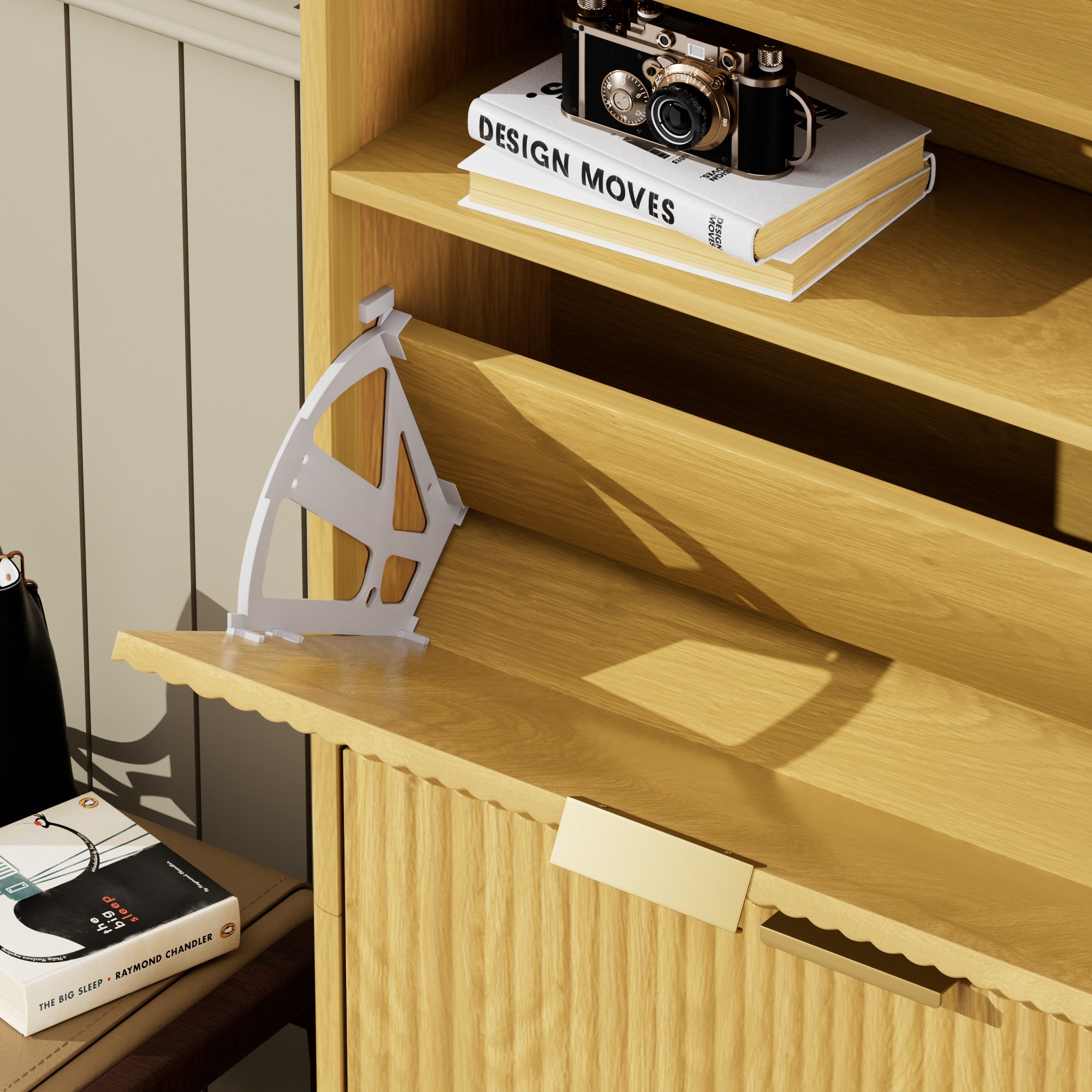 Shoe Cabinet Storage for Entryway Hidden Shoes Storage Cabinet with 3 Flip Drawers, Tall Free Standing Shoe Organizer Rack for Foyer, Hallway. Natural,31.6'' L x 9.6'' W x 54.4'' H.