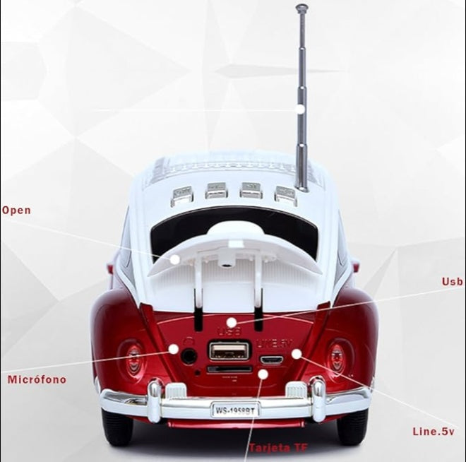 Radio Receptor Car-shaped Design