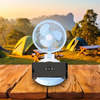 Jiake - Folding Storage Lamp Fan With USB