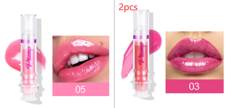 New Tube Lip Rich Lip Color Slightly Spicy Lip Honey Lip Glass Mirror Face Lip Mirror Liquid Lipstick Set15