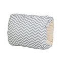 Adjustable Baby Cotton Nursing Arm Pillow Breastfeeding Washable Baby Infant Nursing Breastfeeding Pillow Cushion Arm Pad Gray Pinstripe 25X23CM